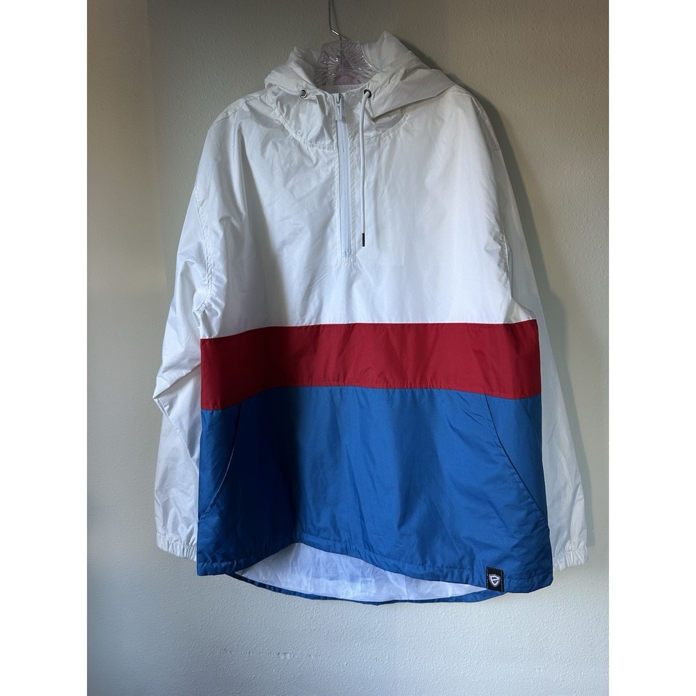 Encrypted Supply Company‎ Mens Light 1/4 zip pullover Jacket Size 2XL